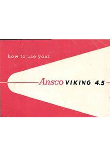 Ansco Viking Series manual. Camera Instructions.